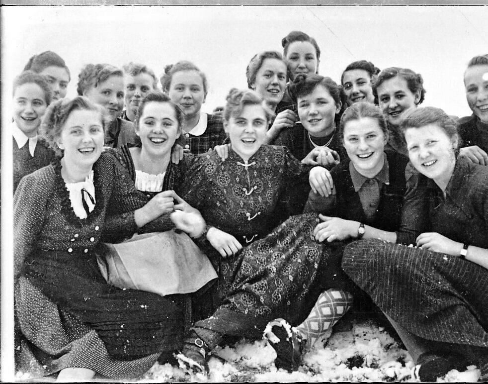 Mädels im Schnee